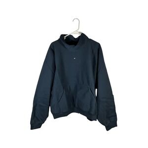 Yeezy Gap Engineered by Balenciaga Logo Hoodie 'Dark Green' Distressed